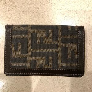 Authentic Fendi credit card wallet